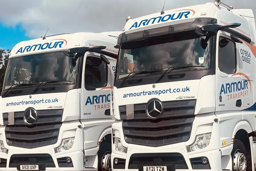 Armour Transport container haulage tractor units